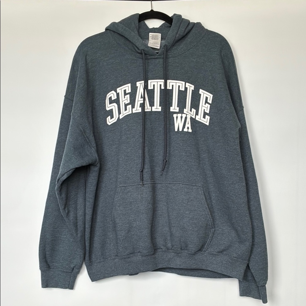 Seattle WA Blue Hoodie